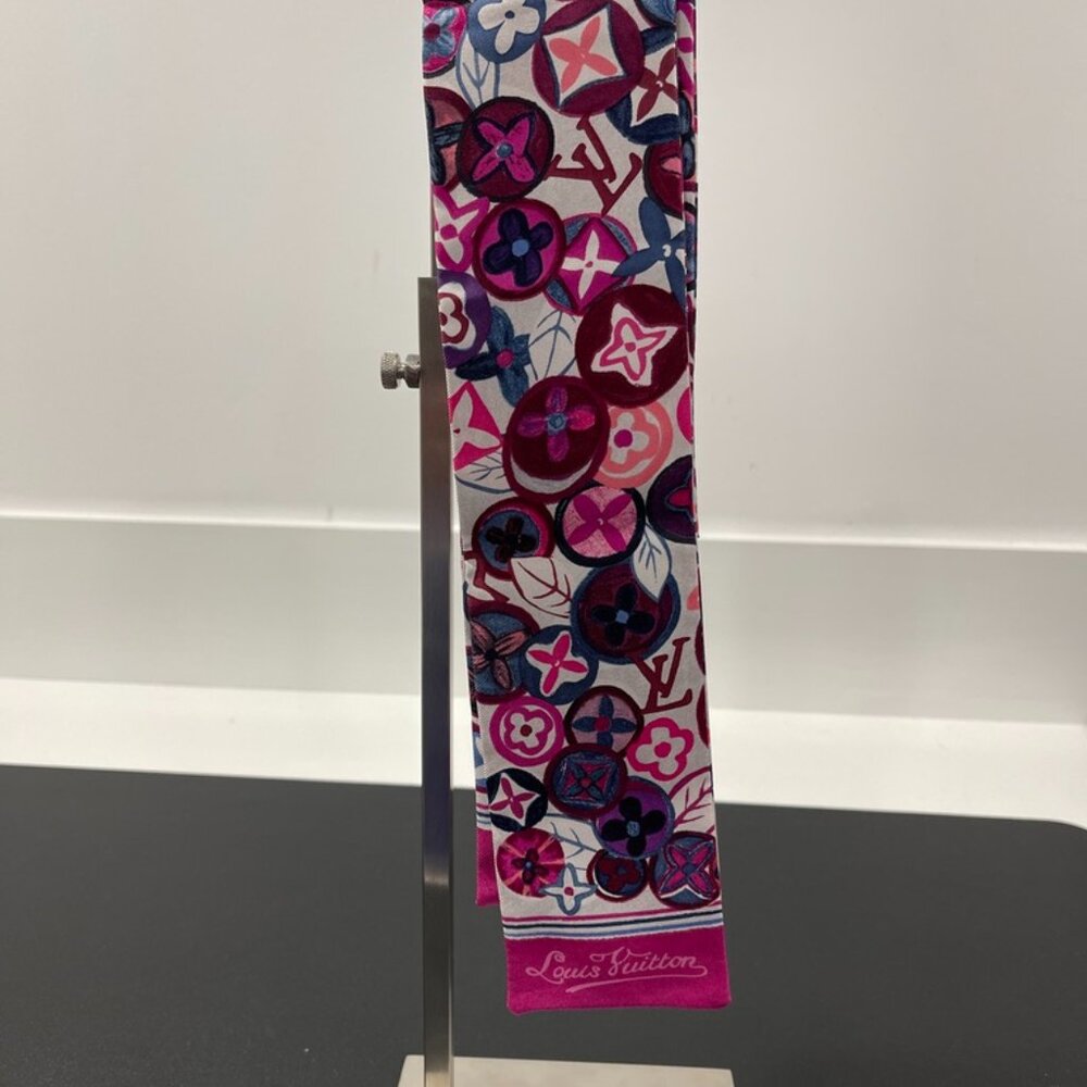 Louis Vuitton Silk Eugenia Bandeau Rose Pop (JB1358)